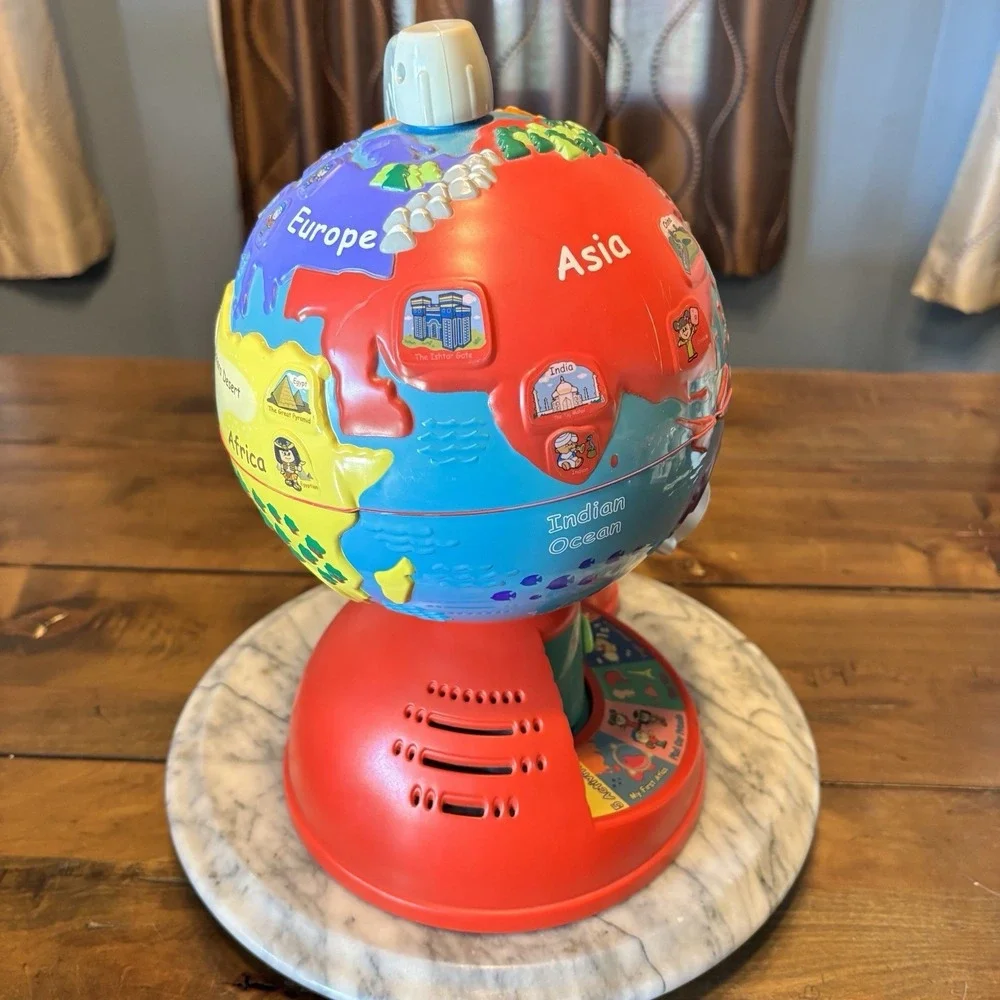 VTech Fly & And Learn Adventure Globe Non-Working For Parts